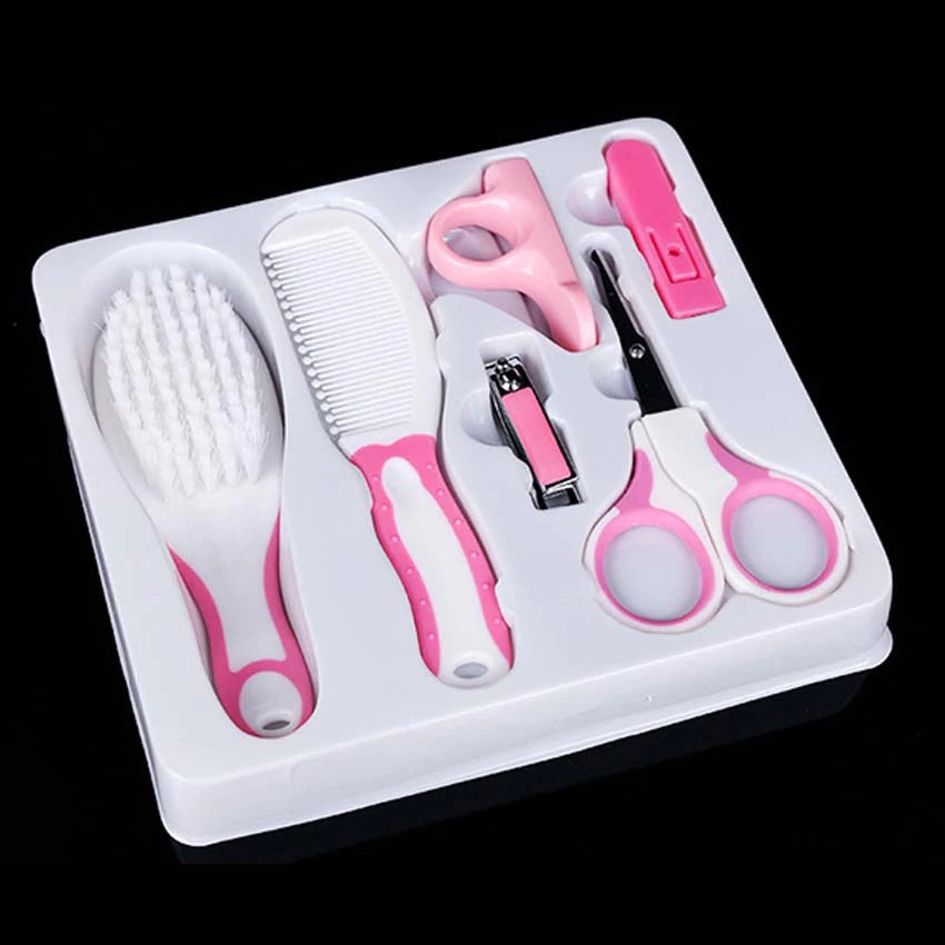 6 Pcs Baby Grooming Practical Clipper Trimmer Convenient Daily Baby Hair Brush Baby Care Kit