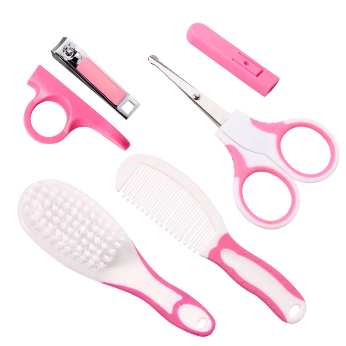 6 Pcs Baby Grooming Practical Clipper Trimmer Convenient Daily Baby Hair Brush Baby Care Kit