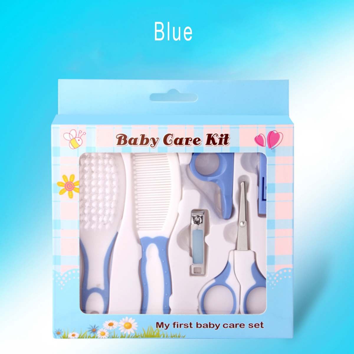 6 Pcs Baby Grooming Practical Clipper Trimmer Convenient Daily Baby Hair Brush Baby Care Kit