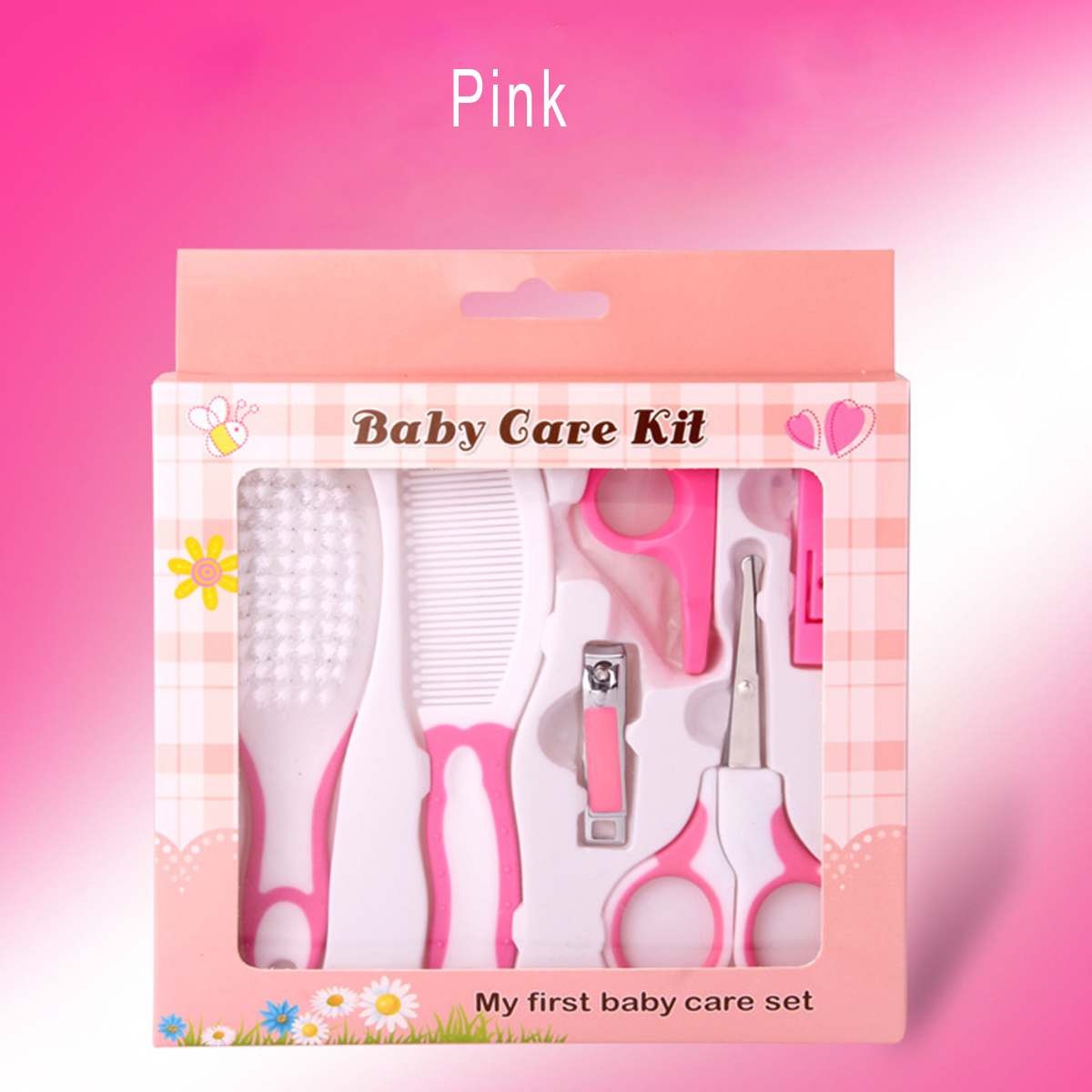 6 Pcs Baby Grooming Practical Clipper Trimmer Convenient Daily Baby Hair Brush Baby Care Kit